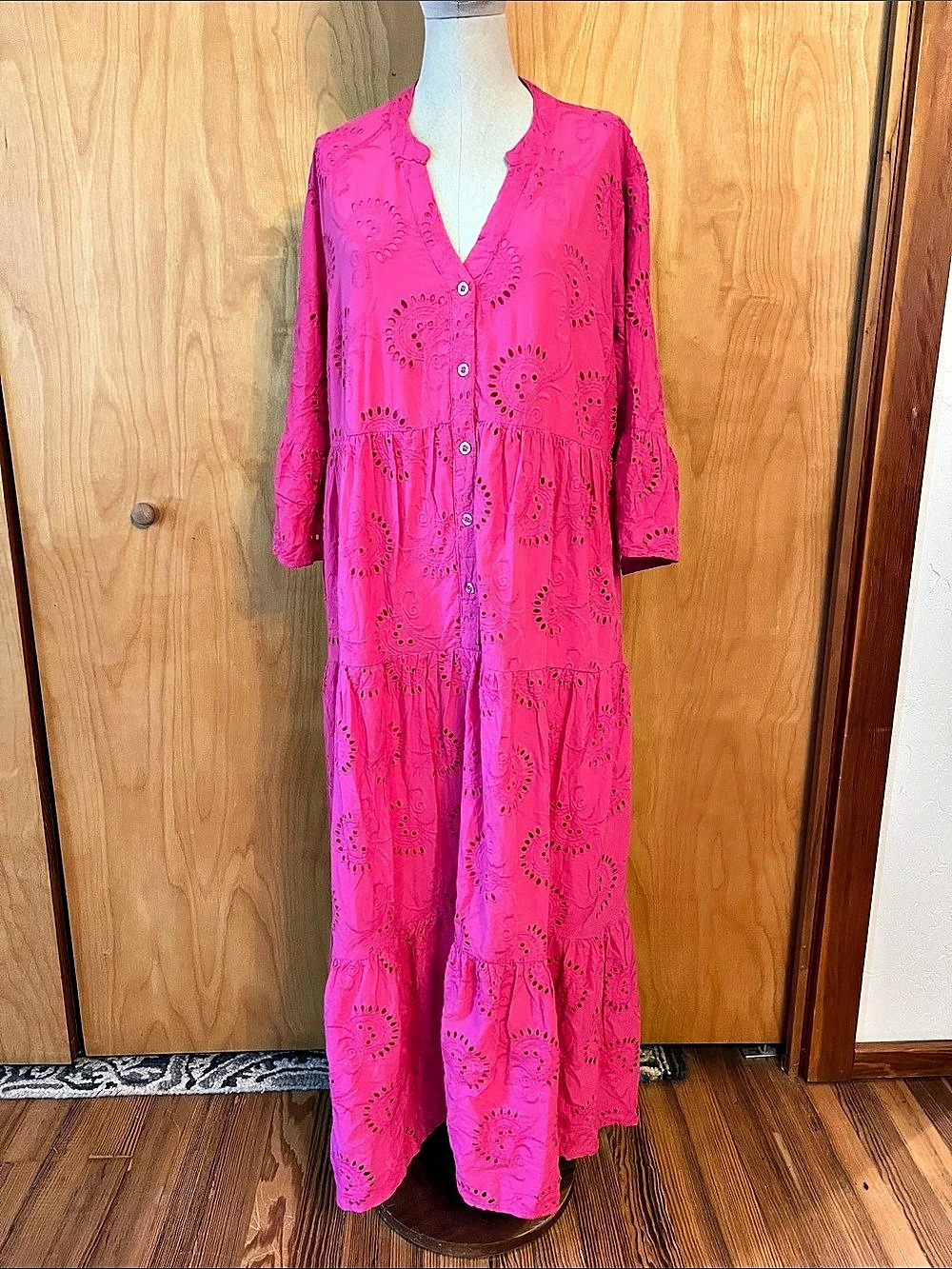 Eyelet Embroidered Dress